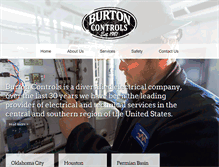 Tablet Screenshot of burtoncontrols.com